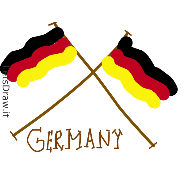 How to draw Germany / naz6css71.png / LetsDrawIt