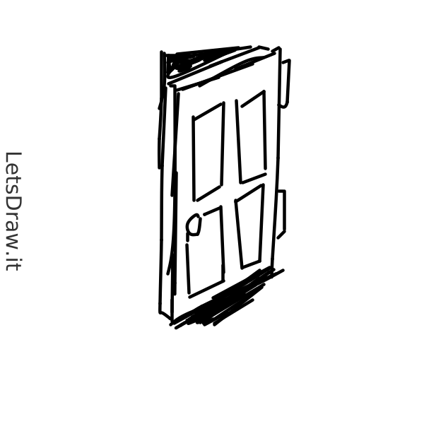 how to draw doors