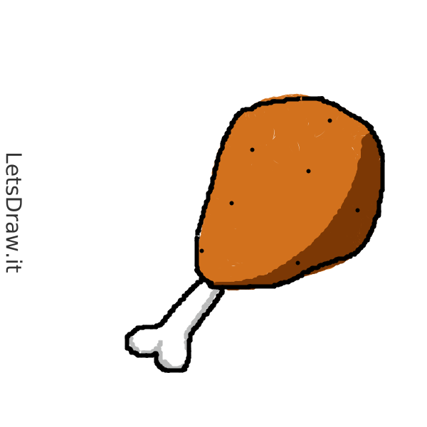 How to draw meat / ndhgogb38.png / LetsDrawIt