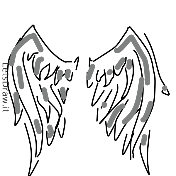 How to draw wing / LetsDrawIt