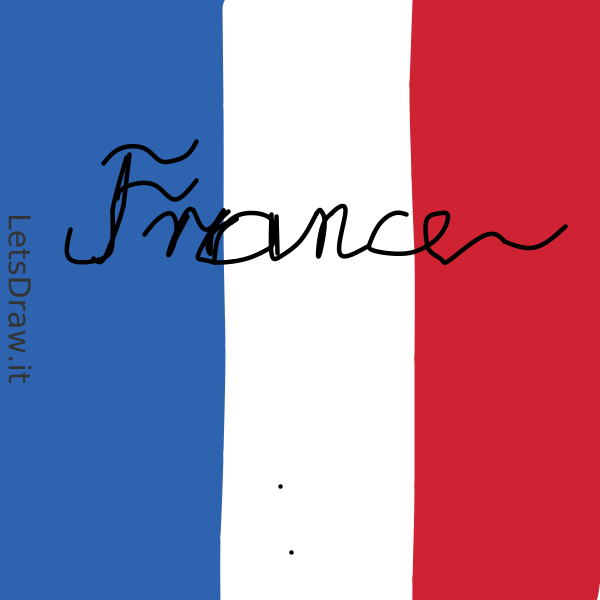 How to draw France / nkxub64q5.png / LetsDrawIt