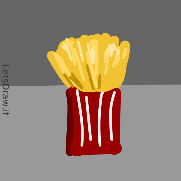 How to draw fries / nmg3gw5an.png / LetsDrawIt