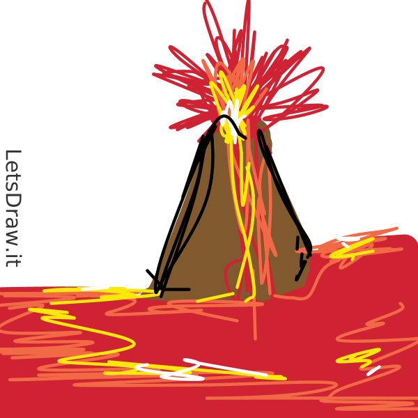 How to draw lava / nrotet8g.png / LetsDrawIt