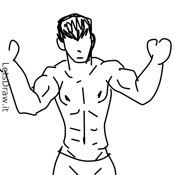 How to draw Bodybuilding / o3jzjnnd3.png / LetsDrawIt