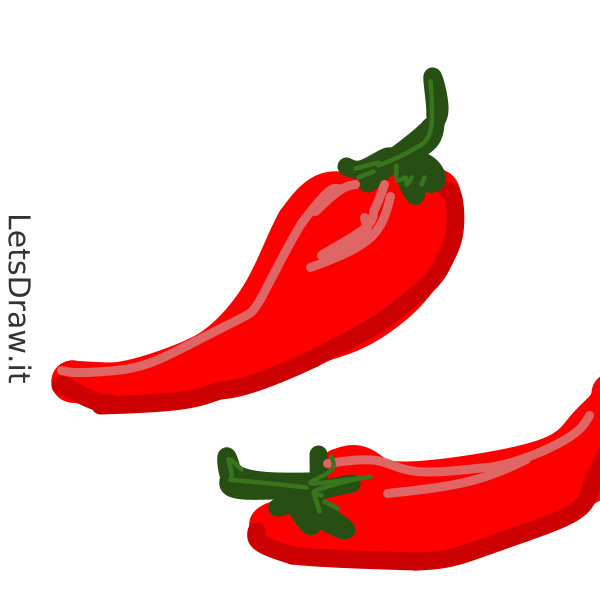 How to draw chili peppers / o3qpntpjb.png / LetsDrawIt
