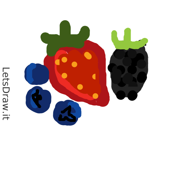 Red Berry Draw Simple How to draw berries / o9o5qoda5.png / LetsDrawIt