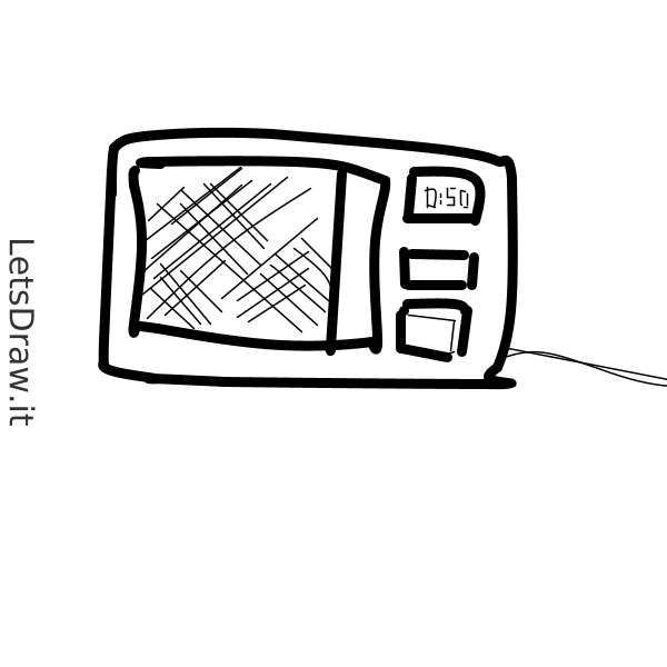 How to draw microwave / ocdsf7a4m.png / LetsDrawIt