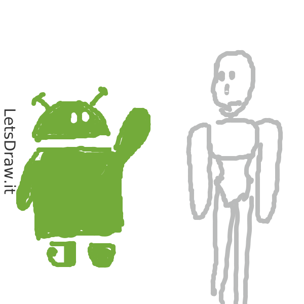 How to draw Android / odgd1o1dc.png / LetsDrawIt
