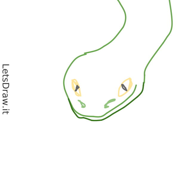 Snake Drawing Invisible How to draw snake / onjefmiu9.png / LetsDrawIt