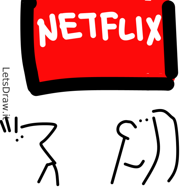 Netflix desenho / LetsDrawIt