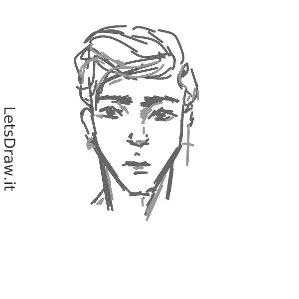 How to draw man / os9587758.png / LetsDrawIt