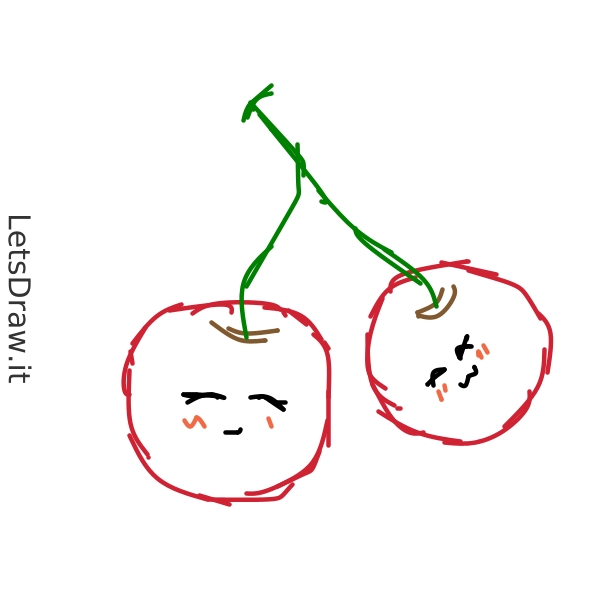 How to draw cherry / osq4be4w6.png / LetsDrawIt
