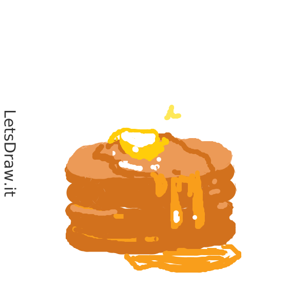 How To Draw Pancakes Ox Xoqaej Png Letsdrawit