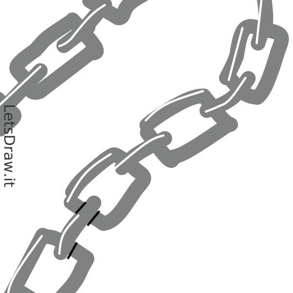 How to draw chain / ox86q8rc.png / LetsDrawIt