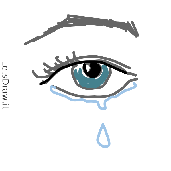 How to draw cry / oyckg5a7w.png / LetsDrawIt