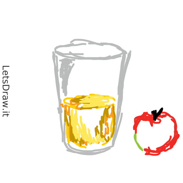 How to draw apple juice / ozg4ojrxg.png / LetsDrawIt