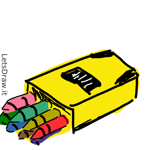 How to draw crayons / p49efannr.png / LetsDrawIt