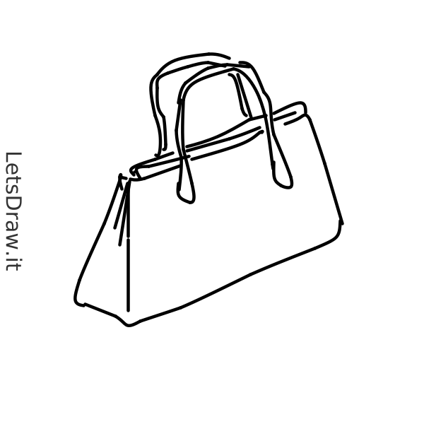 How to draw handbag / p7myg7mu.png / LetsDrawIt