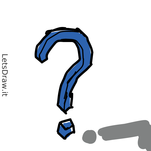 How to draw question mark / pa3oi6c3.png / LetsDrawIt