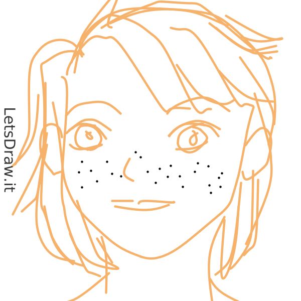 How to draw freckle / pa3pf3x63.png / LetsDrawIt