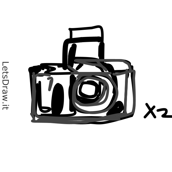 Photo Camera Draw How to draw Photo cameras / pbecgm86t.png / LetsDrawIt