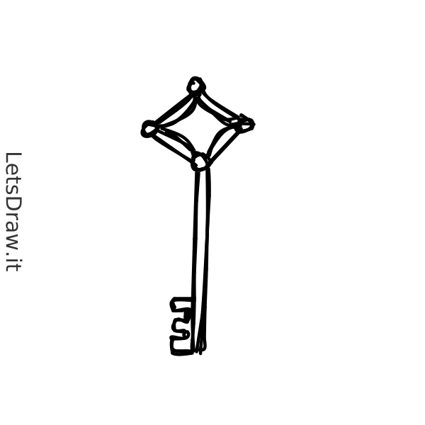 How to draw key / pmhubdje1.png / LetsDrawIt