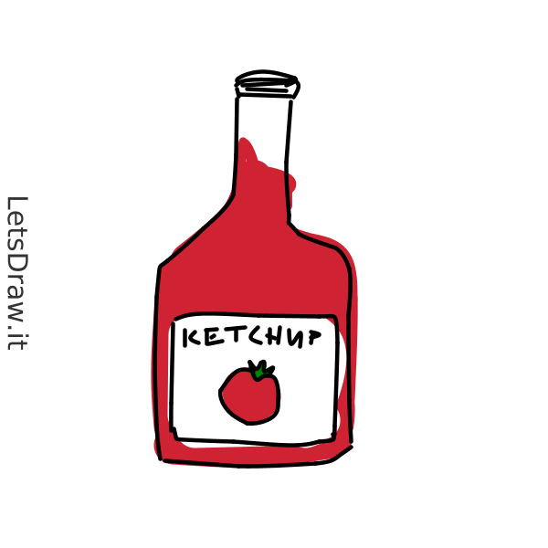 How To Draw Ketchup Pmmt Qqm Png Letsdrawit