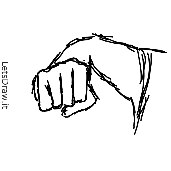 How to draw fist / pq7xp9p4h.png / LetsDrawIt