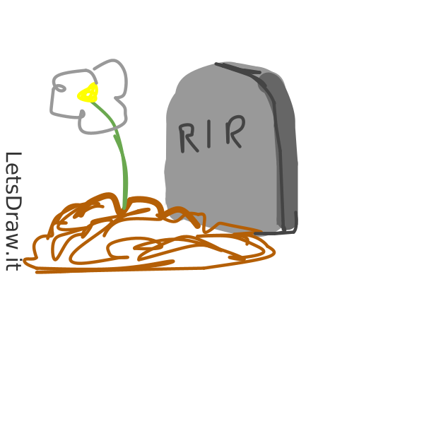 How to draw tombstone / pri9n1ogo.png / LetsDrawIt