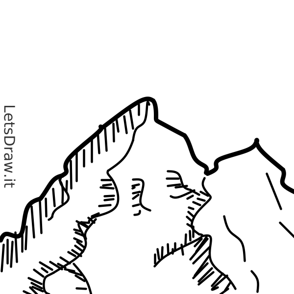 How To Draw Mountains Przexdh1 Png LetsDrawIt