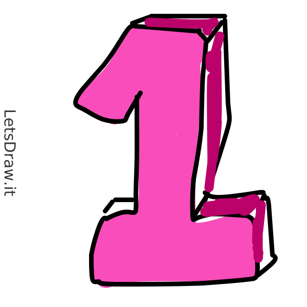 Redraw Numbers How to draw numbers / psxtjsfwb.png / LetsDrawIt