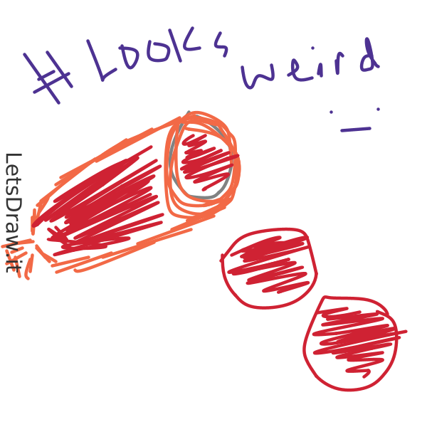 How to draw salami / pu4zkbsg.png / LetsDrawIt