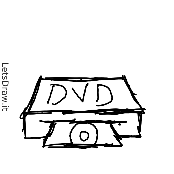 How to draw DVD / pwbigom7e.png / LetsDrawIt