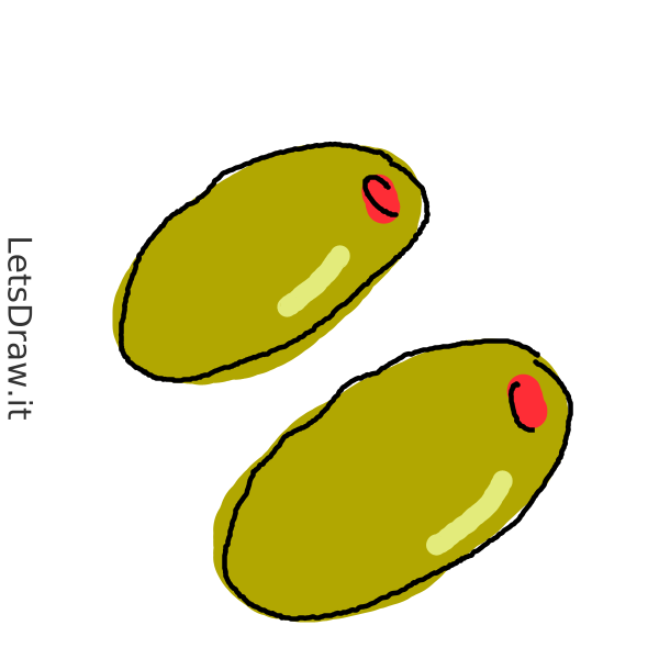 How to draw Olives / pwf6j31ou.png / LetsDrawIt