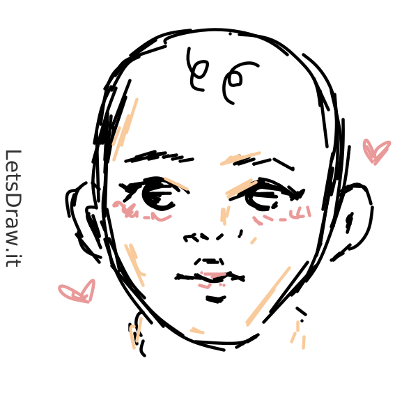 How to draw baby / pyo68ssok.png / LetsDrawIt