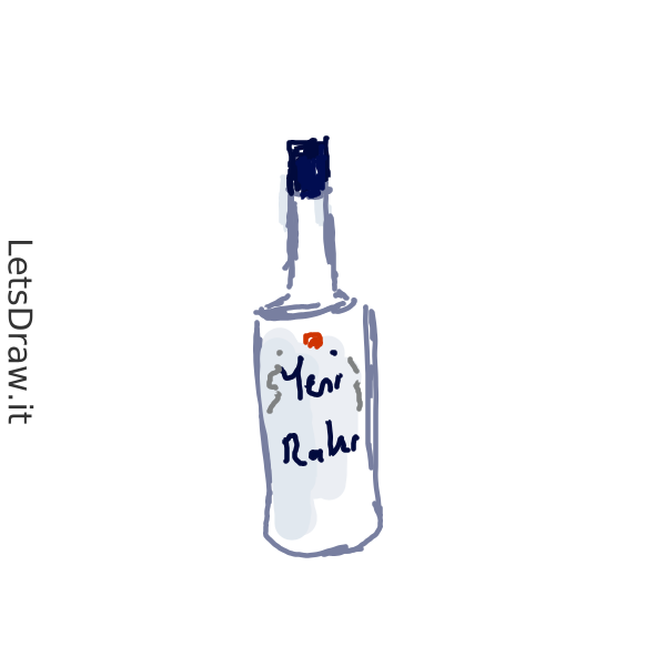 How to draw alcohol / LetsDrawIt