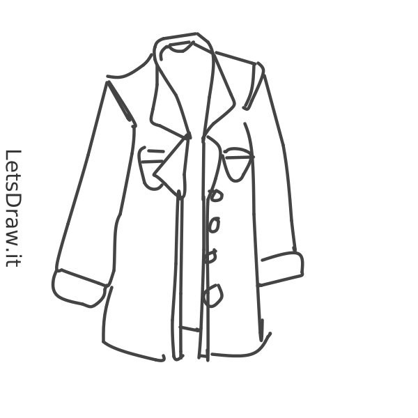 How to draw coat / Learn to draw from other LetsdrawIt players