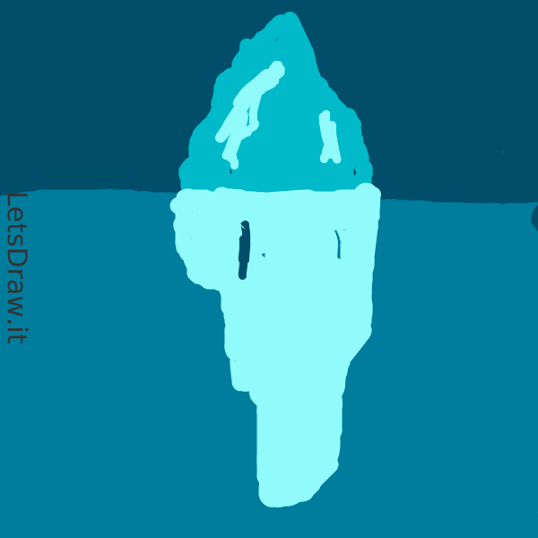 How to draw iceberg / q3rnxrfzt.png / LetsDrawIt