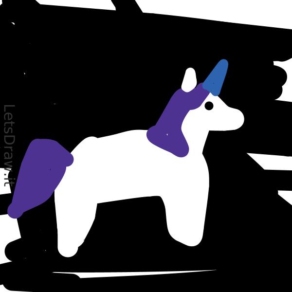 How to draw unicorn / qcw5brsdk.png / LetsDrawIt