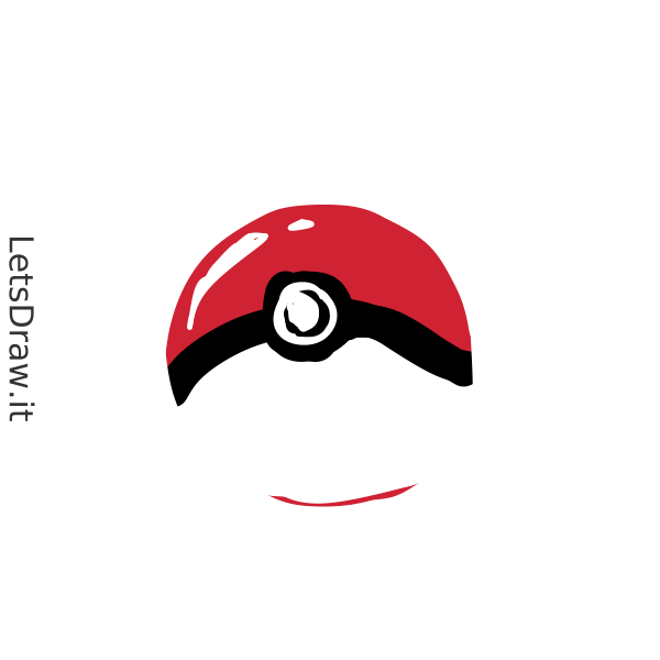 How To Draw Pokeball Qgjd Rf Png Letsdrawit