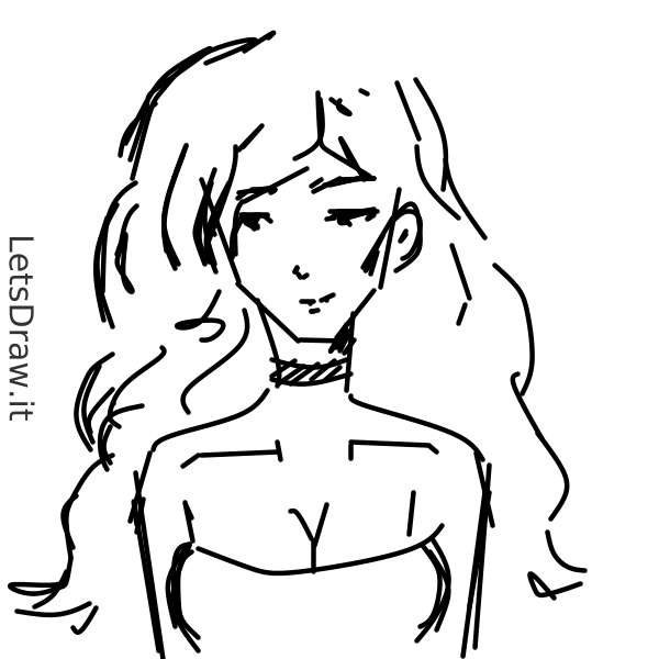 A Model Drawable How to draw model / qrotmfke9.png / LetsDrawIt