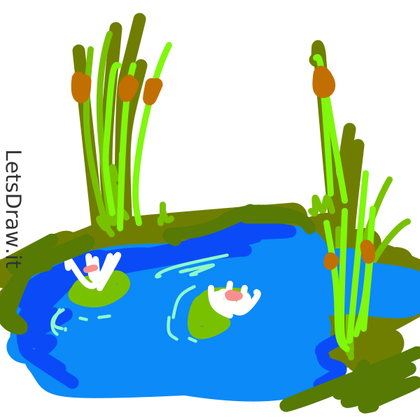 How to draw pond / qs9fkr6y7.png / LetsDrawIt