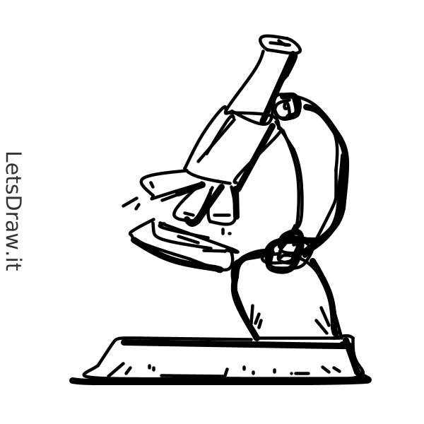 Microspe Draw How to draw microscope / qw9pbzpb1.png / LetsDrawIt