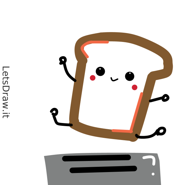 How To Draw Toast Qxbt3xhgpng Letsdrawit