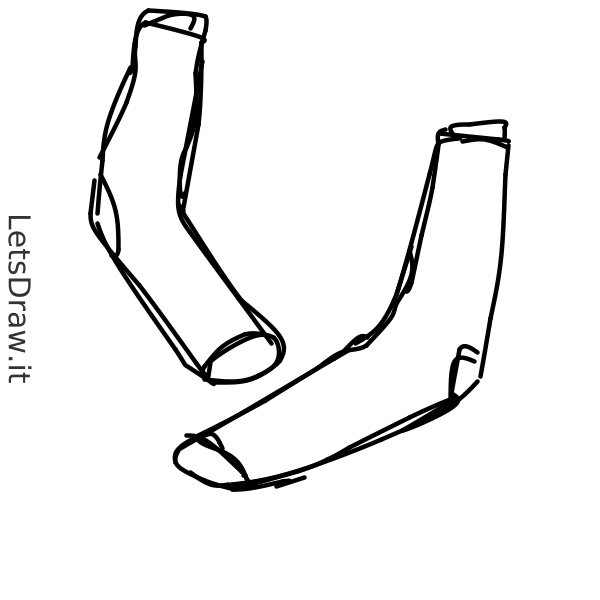 How to draw sock / qzatnrgh4.png / LetsDrawIt