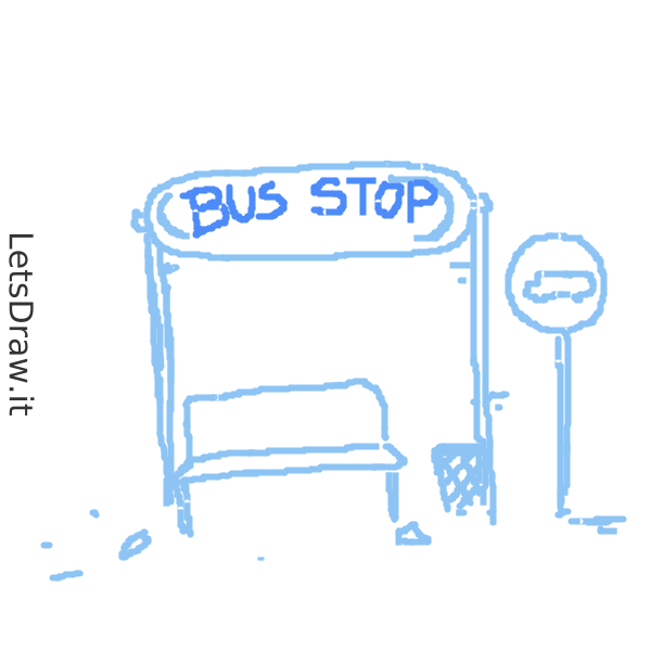 How to draw bus stop / r9yu1jcpf.png / LetsDrawIt