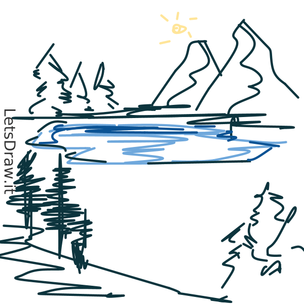 How to draw pond / rbrufm7r1.png / LetsDrawIt