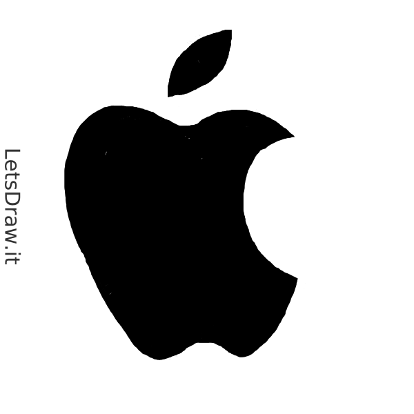 How to draw Apple logo / re35bjit1.png / LetsDrawIt