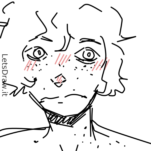 How to draw freckle / LetsDrawIt
