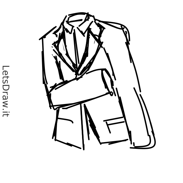 How to draw suit / sa8xbwncg.png / LetsDrawIt